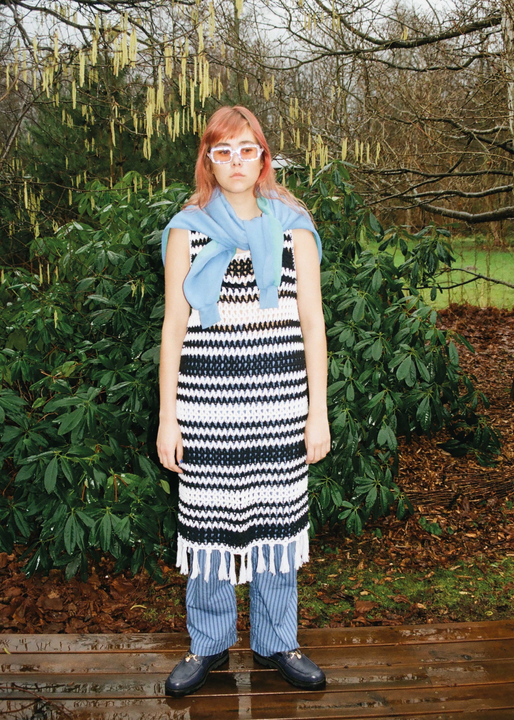 crochet swing dress YOURS Plus Size Black Crochet Swing Dress